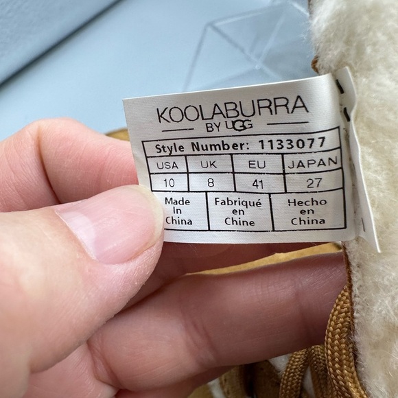 UGG Koolaburra Boots mid-calf Camel color Size 10 ready for winter in comfort - Picture 8 of 11